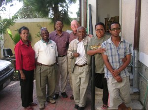 Get-together at Tesfamichael’s home in Addis Ababa