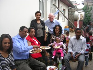 party at Berhane’s home