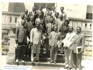 Central Personnel Agency Training Class:  Tesfagiorgis 2nd from right in the 3rd row