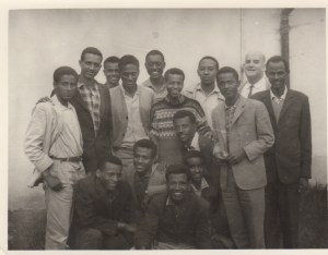 Rover Scouts with Mr. Beaudry; Moges front left
