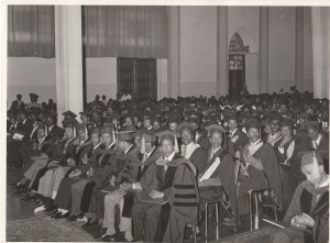 Haile Selassie University graduation ceremony at the Grand Palace, 1972
