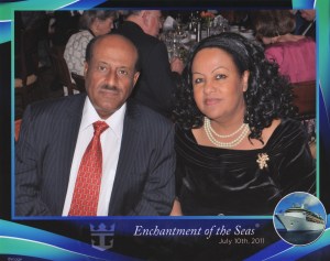 Moges and his wife, Abebayehu Tadesse, 2011