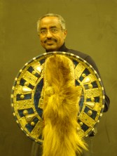 Petros Aklilu With Shield